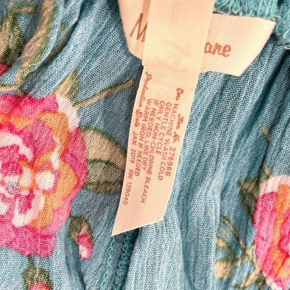 Matilda Jane Womens Medium Long Walks Shorts Floral Pull On Green Pink 27698B - Picture 12 of 16